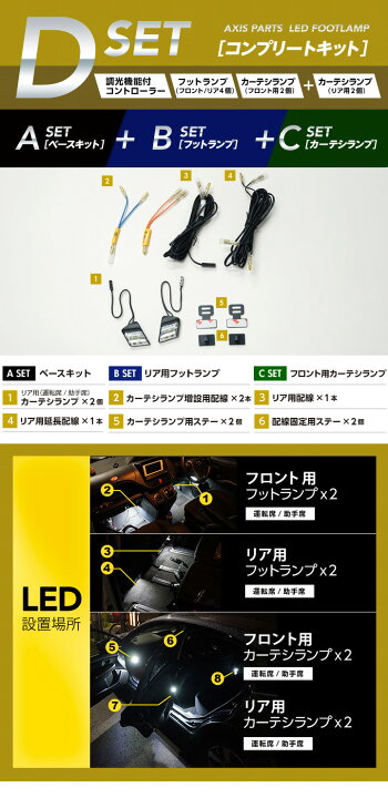 楽天市場】【ポイント10倍！4/15 18:00〜23:59】LEDフットランプトヨタ 