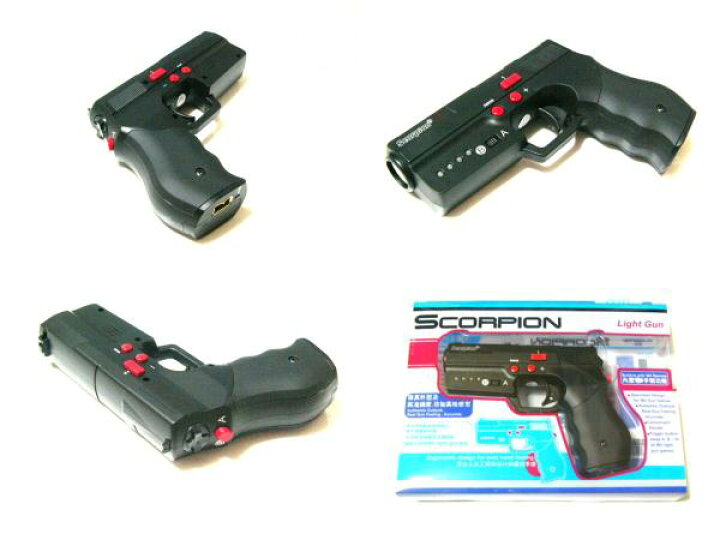 楽天市場 Wiiザッパーwiiリモコン対応ハンドガンコントローラー黒 新品 Azmart楽天市場店
