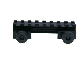 8スロットレール20mmレイル用●中型ローマウントベース新品 ドットサイト　ダットサイト　拡張　マウント