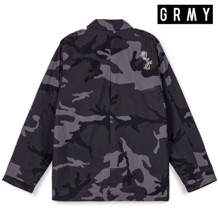楽天市場】【値下げ】GRIMEY / グライミー「Camo Track Jacket Black  