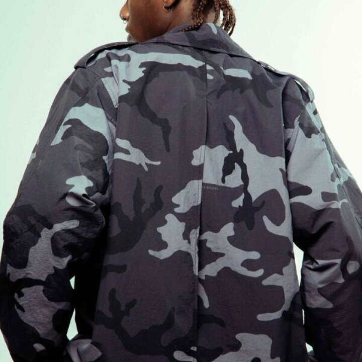 楽天市場】【値下げ】GRIMEY / グライミー「Camo Track Jacket Black 