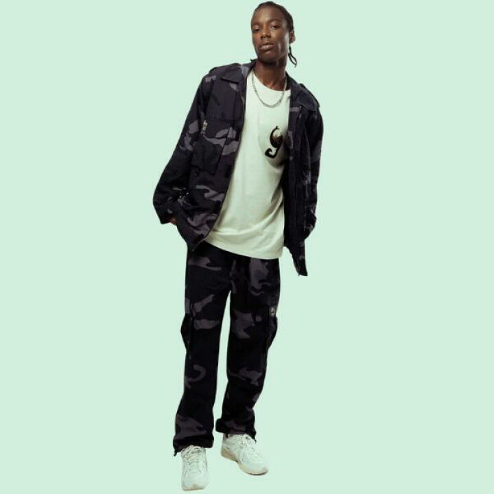 楽天市場】【値下げ】GRIMEY / グライミー「Camo Track Jacket Black 