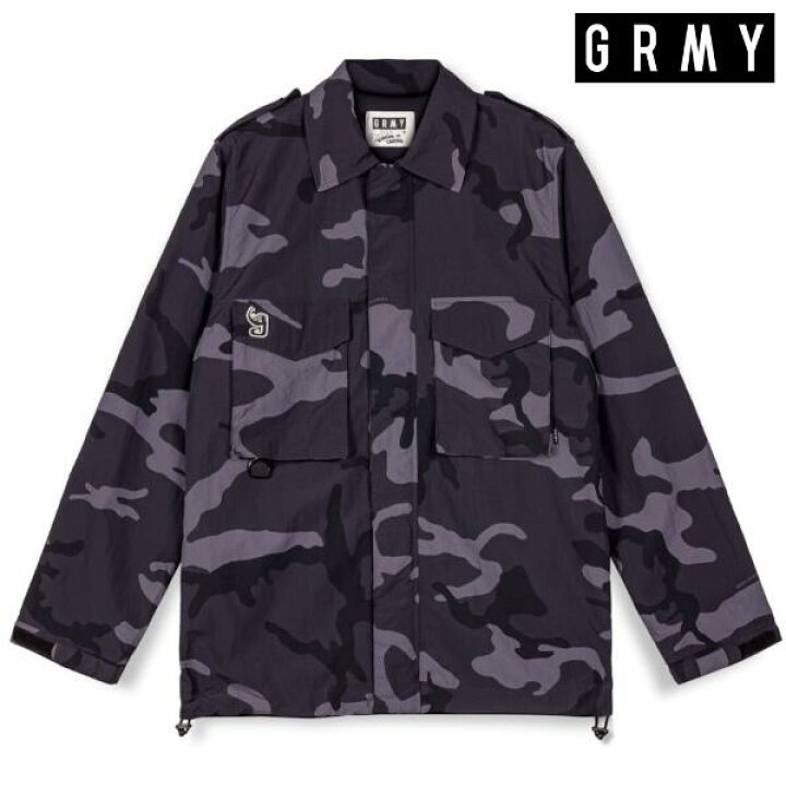 楽天市場】【値下げ】GRIMEY / グライミー「Camo Track Jacket Black 