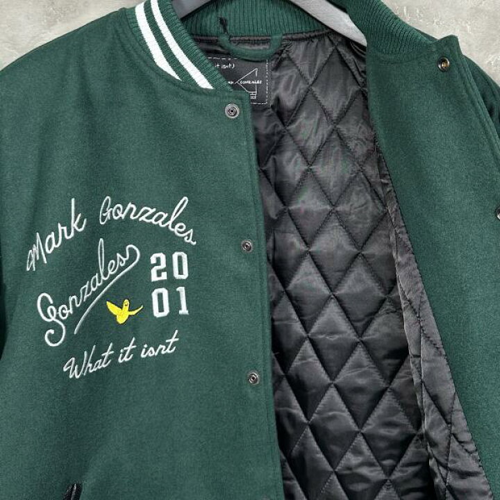 楽天市場】【SALE】What it isNt MARK GONZALES 「Patch Wool Stadium  