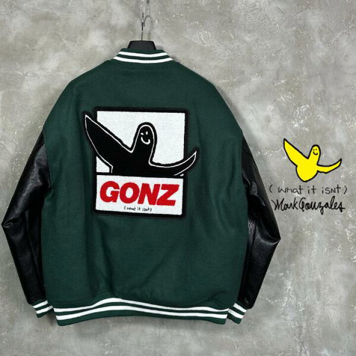 楽天市場】【SALE】What it isNt MARK GONZALES 「Patch Wool Stadium 