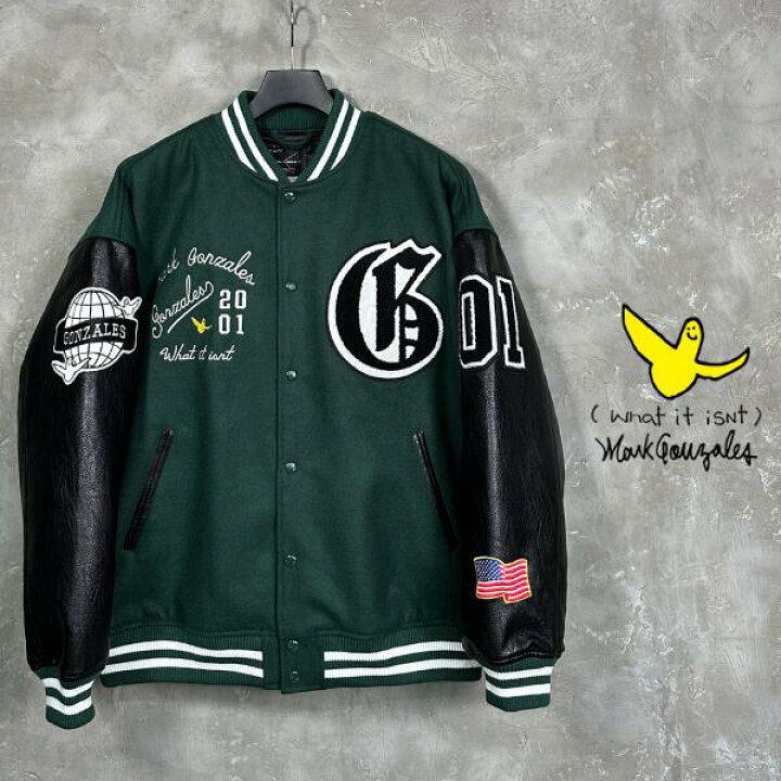 楽天市場】【SALE】What it isNt MARK GONZALES 「Patch Wool Stadium  