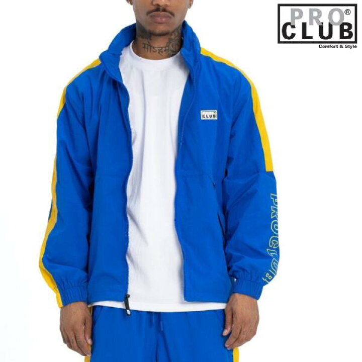 楽天市場】【SALE】PRO CLUB / プロクラブ「Nylon Line Track Jacket 