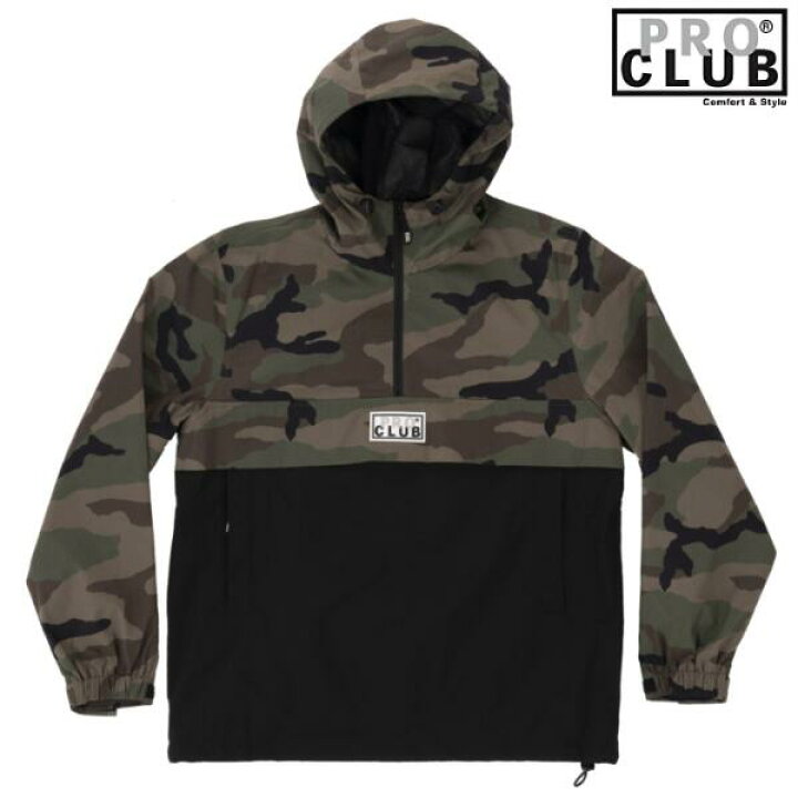 楽天市場】PRO CLUB / プロクラブ「Nylon Hooded Pullover Anorak 
