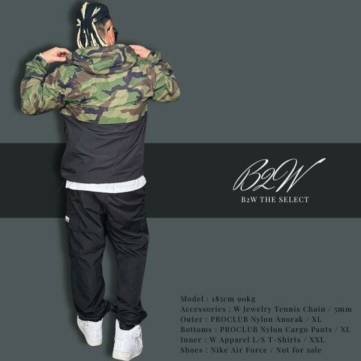 楽天市場】PRO CLUB / プロクラブ「Nylon Hooded Pullover Anorak 