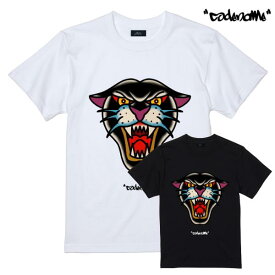 【CODENAME / コードネーム】「”Black Panther” S/S T-Shirts Black/White」ブラックパンサー ロゴ プリント クルー Tシャツ 半袖 T ブラック/ホワイト アメリカントラディショナル タトゥー バックロゴ ストリート ルード カジュアル ユニセックス