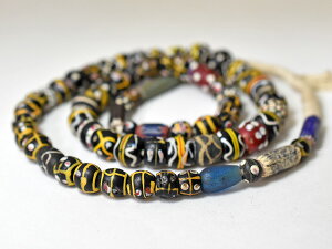 【2201】ANTIQUEヴェネチアントレードビーズミックス一連2【とんぼ玉】【アンティークビーズ】【ビーズ】【パーツ】【ガラスビーズ】【トレードビーズ】【ヴェネチアビーズ】【送料無料】