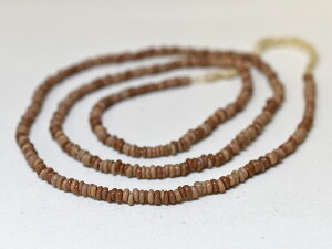 【2410】ジャワ茶系のディスク型小粒ビーズ一連B(Φ3.5mm)【とんぼ玉】【トンボ玉】【ビーズ】【パーツ】【beads】【手芸】【ガラスビーズ】