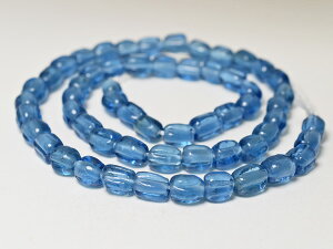 【2508】セミクリアスカイブルーの筋入中小粒ビーズ一連D【とんぼ玉】【アンティークビーズ】【ビーズ】【パーツ】【glassbeads】【beads】【ハンドメイド】【ガラスビーズ】