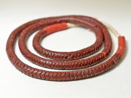【2603】ANTIQUEボヘミアスネークビーズこげ茶色大粒一連5(Φ9.0mm)【とんぼ玉】【トンボ玉】【ビーズ】…