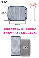 【今治タオル】日本製抱っこ紐用リバーシブルよだれパッド2重ガーゼ&タオル(エルゴベビーなど抱っこひも用)(よだれカバー)送料無料