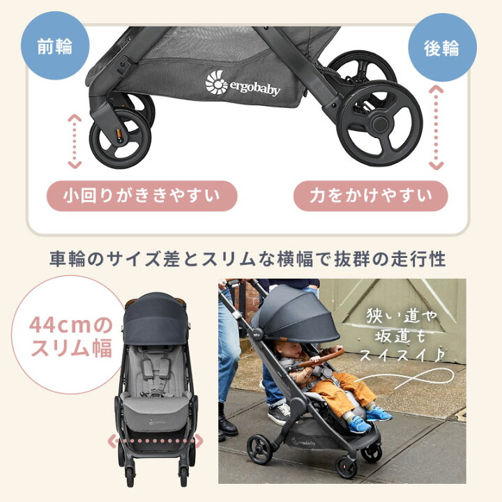 楽天市場】エルゴベビー ベビーカー ergobaby メトロプラスデラックス 