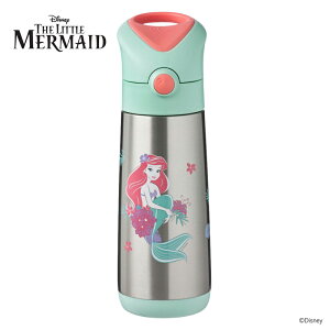 ビーボックス ステンレスボトル b.box 500ml ディズニー ショルダーベルト同時購入可 保冷・保温 ストロー マーベル ディズニー エルサ アリエル スパイダーマン アベンジャーズ b-box bbox 水筒