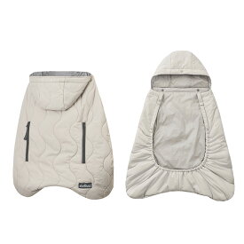 2025年モデル キルティング 防寒ケープ 抱っこ紐 フットマフ ワイルドシングス 新色追加 ベビーホッパー WILDTHINGS 防寒カバー ベビーカー 兼用 保温 サーモライト 撥水 軽量 パッカブル 折り畳み アウトドア あったか 真冬【PPSET】【bh防寒】