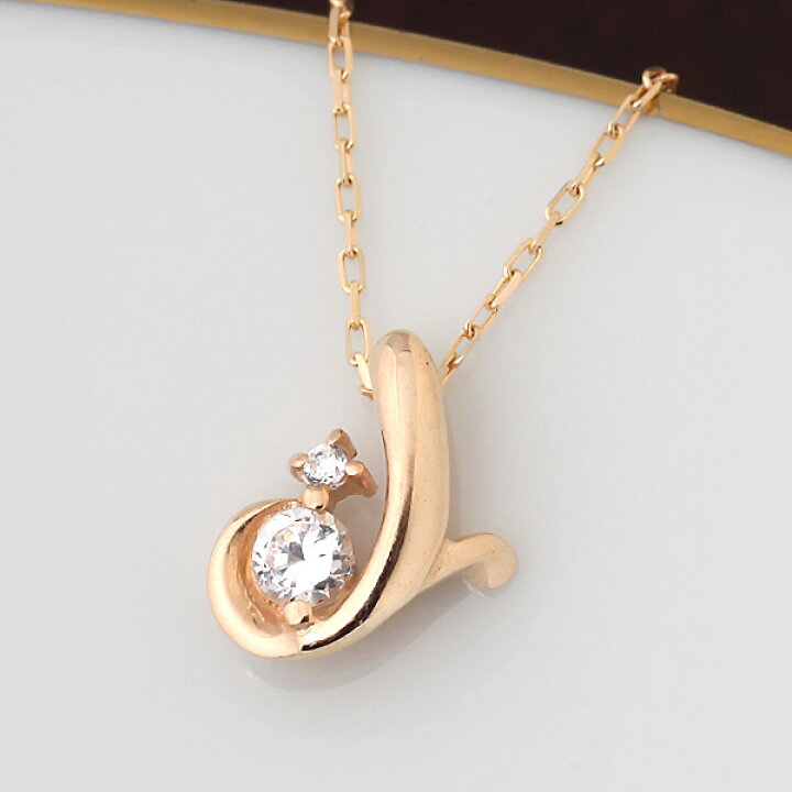 楽天市場】K18YG/PG/WG 蔦モチーフ ダイヤモンド ネックレス 