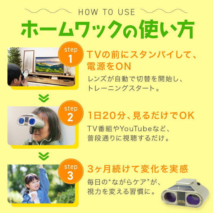 楽天市場】ホームワック 視力トレーニング グッズ 自宅 トレーニング 