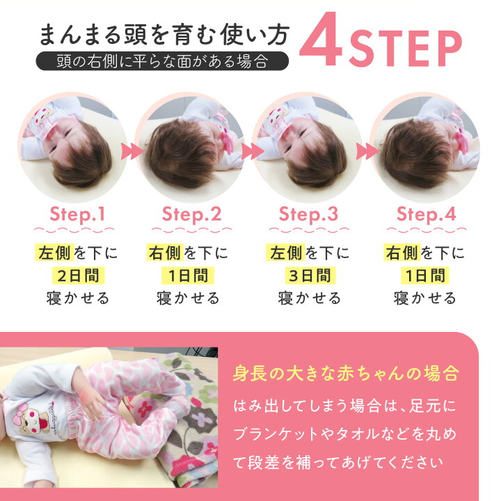 楽天市場】絶壁 改善 「天使のねむり」 ベビー枕 絶壁防止 赤ちゃん 