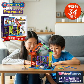 実験 自由研究 キット 5歳 6歳 プレゼント 小学生 男の子 誕生日 【電脳サーキット マイホーム】 正規品 7歳 8歳 9歳 10歳 男 誕生日プレゼント 女の子 玩具 子供 知育玩具 電子ブロック 電子回路 科学 プログラミング おもちゃ ブロック 電気 回路パズル 立体 パズル 人気