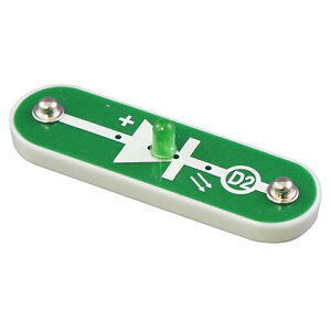 �y�d�]�T�[�L�b�g ��p�p�[�c�z �ΐF�����_�C�I�[�h�ELED 6SCD2 Snap Circuits Parts Replacement Green LED for Snap Circuits Elenco