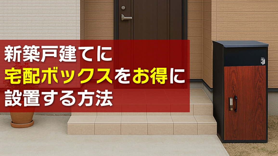 楽天市場 | バランスボディ研究所 - 新築戸建てに、宅配ボックスを設置 