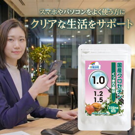 クロセチン サプリ 国産クロセチン 1.0 （225mg配合） 30粒 1ヶ月分 サプリメント ブルーベリー 眼育サプリ 目育サプリ 視力検査表 ポスト投函 メール便対応可能