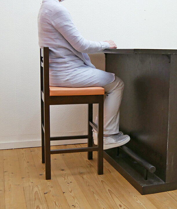 楽天市場】飲食店用カウンターチェア 和風居酒屋 座面高62cm 90cmの 