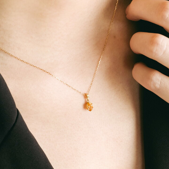 楽天市場】ネックレス 18K レディース オレンジガーネット  
