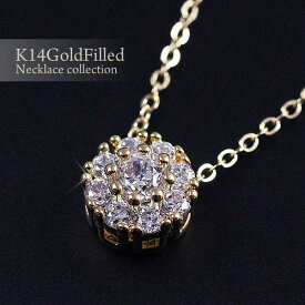 14金ゴールドフィルド キラキラ ネックレス ゴールド ペンダント 14KGF エレガント K14ゴールドフィルド アクセサリー ジュエリー gold 上品 高級 プレゼント ギフト K14GF 誕生日 記念日 レディース 金 Goldfilled 首飾り アズキ バースデー お洒落 ホワイトデー お返し