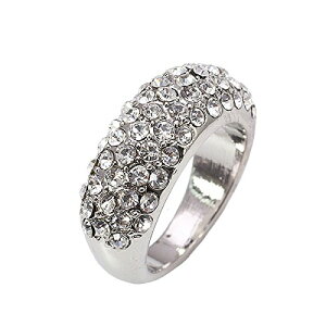 キラキラ リング 豪華 パヴェリング メール便送料無料 レディース 可愛い レデイース ボリューム 指輪 女性 かわいい accessory 幅広 ゆびわ ゴージャスな指輪 【 9号 リング 】【 11号 リング 】