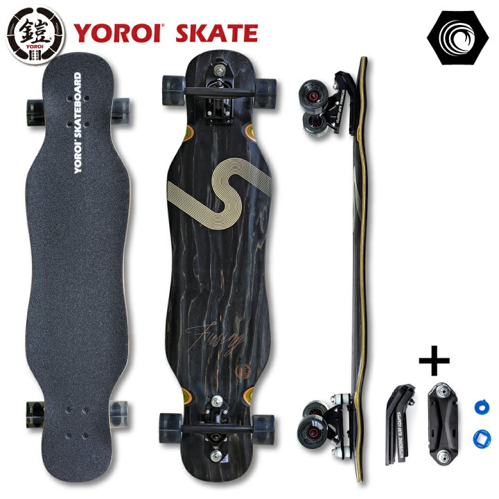 楽天市場】ロングスケートボード ロンスケYOROI SKATEBOARD FUSING 