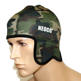 【訳あり】【あす楽対応】NEOCO HEAD WARMER 9 カラー：グリーンカモフラージュ サイズ：フリー