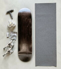 【夏休み自由研究】HEAVEN ブランク スケートボード 組み立てキット 研究ノート付き 25.5x7.375インチ高品質フルカナディアンメイプルデッキ 工具付き 無地デッキ 親子で作る 自分だけのスケボー
