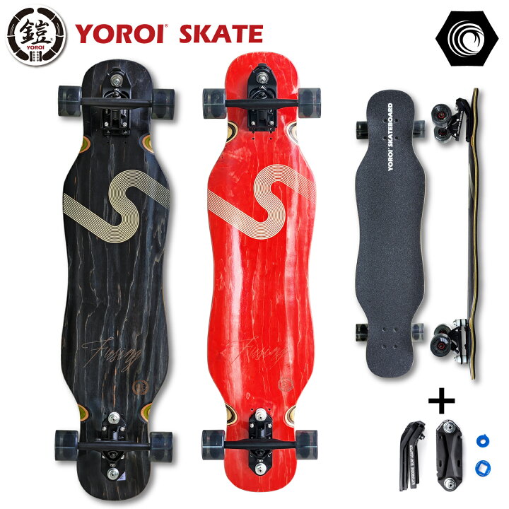 楽天市場】ロングスケートボード ロンスケYOROI SKATEBOARD FUSING  