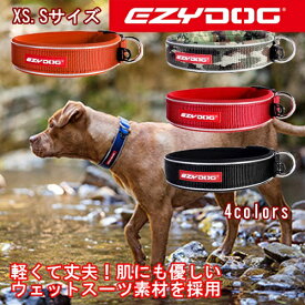 犬 首輪 おしゃれ 小型犬 イージードッグ EZYDOG ネオカラー XS.Sサイズ 4色