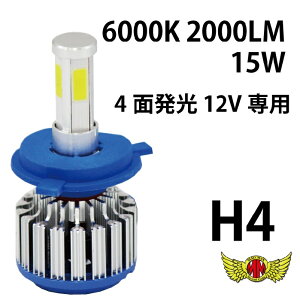 LEDwbhCg H4 15W 2000LM 6000K 4ʔ@12Vp 1z_ }n XYL JTL HONDA YAMAHA SUZUKI KAWASAKI LEDou CB1000SF CB1300SF CB400SF FZ-1FAZER MT-25 MT-03 MT-07 MT-09 XJR YZF-R1 GSR GSX GPZ [t@[ 