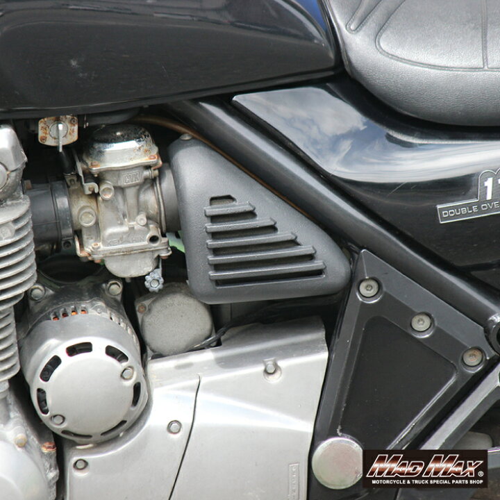 楽天市場】カワサキ ゼファー1100/RS エアクリーナーカバー ブラック 