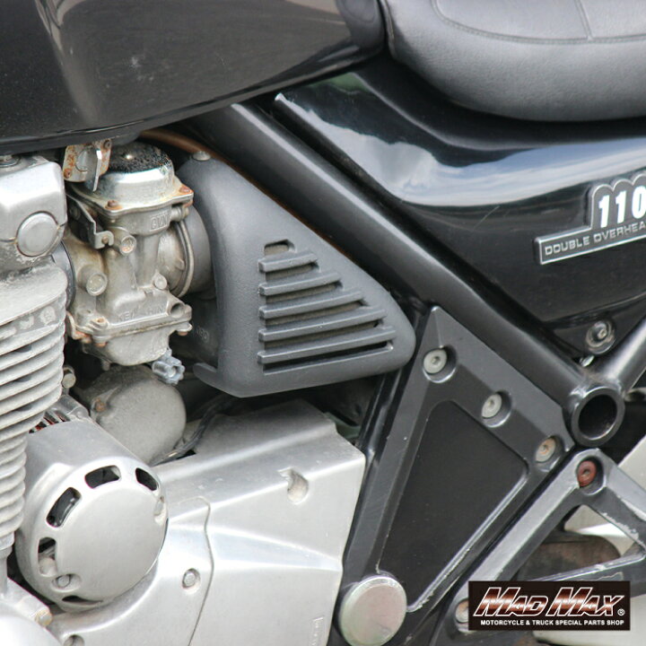 楽天市場】カワサキ ゼファー1100/RS エアクリーナーカバー ブラック 