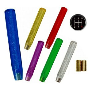 クリスタル シフトノブ 泡 ロング 300mm 各色 いすゞ 三菱 軽トラ マツダ タイタンダッシュ 用自動車 アクセサリー シフトノブ 社外 トラック 軽自動車 軽トラ デコトラ シフトチェンジ ミッシ