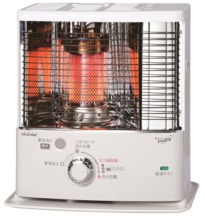 楽天市場】トヨトミ 石油ストーブ RS-DS290 (W) ホワイト コンクリート 
