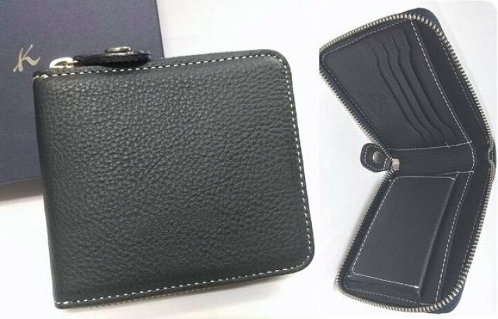 楽天市場】Kitamura/キタムラ☆レザー・二折財布 ダークブルー YH0083 