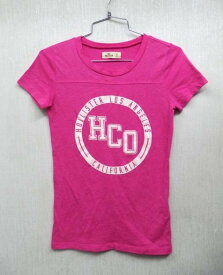 HOLLISTER /ホリスター ★ピンクTシャツ レディース XSサイズ 【中古】K230124T-13-BK2
