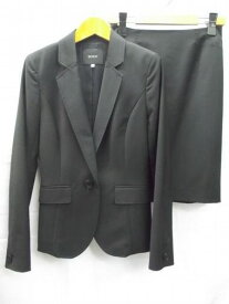 BOSH★ボッシュ/スーツ/ブラック/黒/ジャケット36サイズ/スカート34サイズ【中古】K231212TK-10
