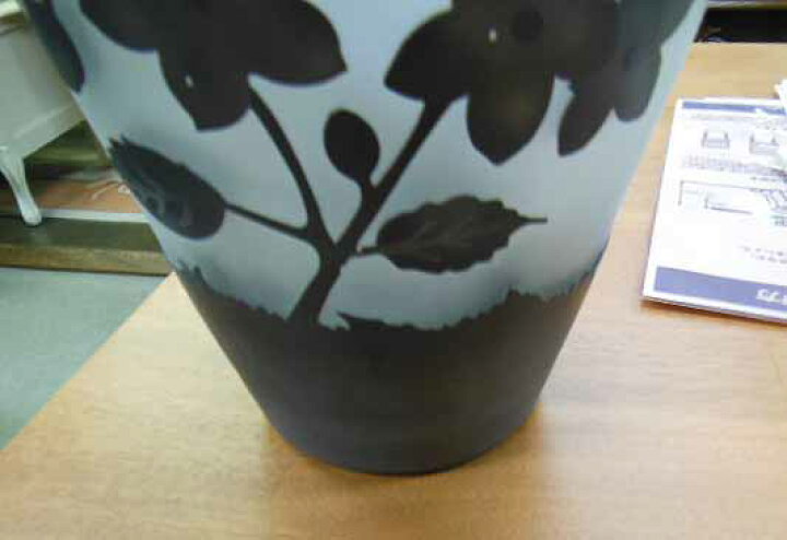 楽天市場】ガレ調花瓶 花器 アールヌーボースタイル 花・植物 