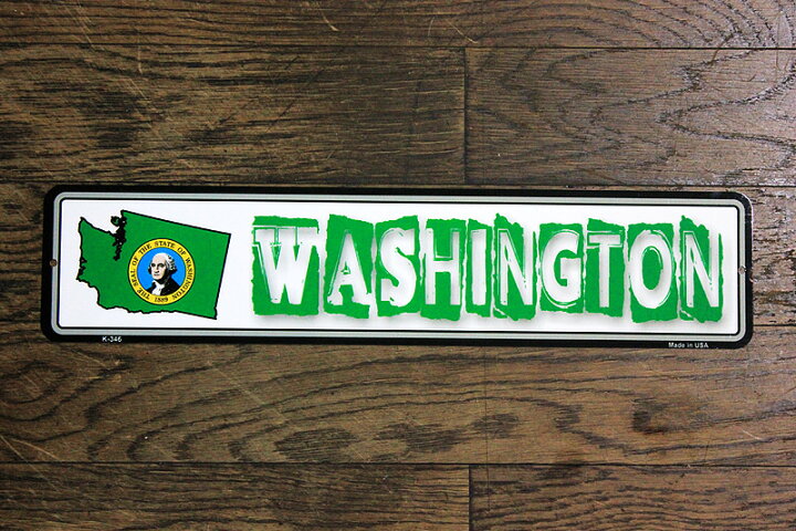 楽天市場】ワシントン州 WASHINGTON ミニストリートサイン アメリカン 