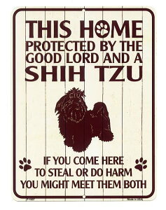 V[Y[ G PROTECTED BY THE GOOD LORD AND A SHIH TZU XSTCY AJuLŔ AJ uLŔ AJG TCv[g ^v[g ybg V[Y   Ŕ  