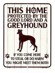 OCnEh G PROTECTED BY THE GOOD LORD AND A GREYHOUND XSTCY AJuLŔ AJ uLŔ AJG AJG O[nEh ybg   Ŕ  J